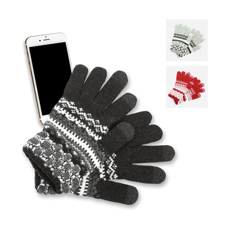 Lesara Touchscreen-Handschuhe - Rot