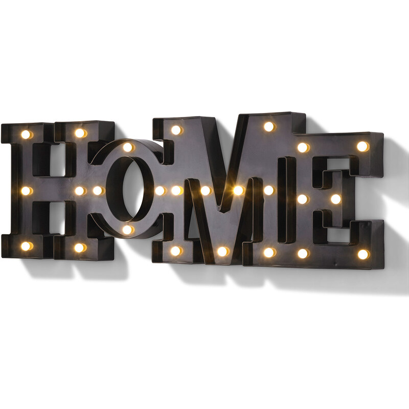 bpc living LED-Deko-Buchstaben Home in schwarz von bonprix