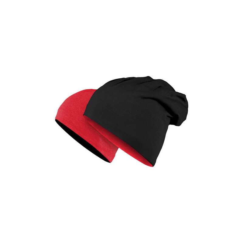 MasterDis Jersey Reversible Beanie black/red