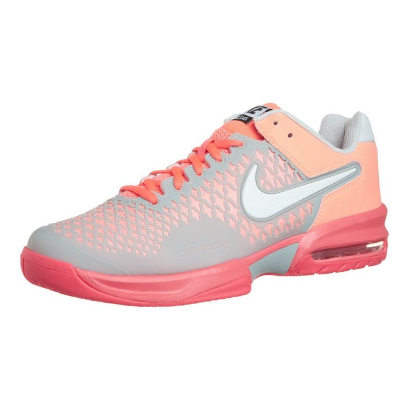 Nike Performance AIR MAX BREATHE Tennisschuh Multicourt orange/pink/grey