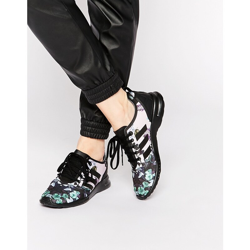 adidas Originals - ZX Flux - Botanical Floral - Sneaker - Schwarz bedruckt