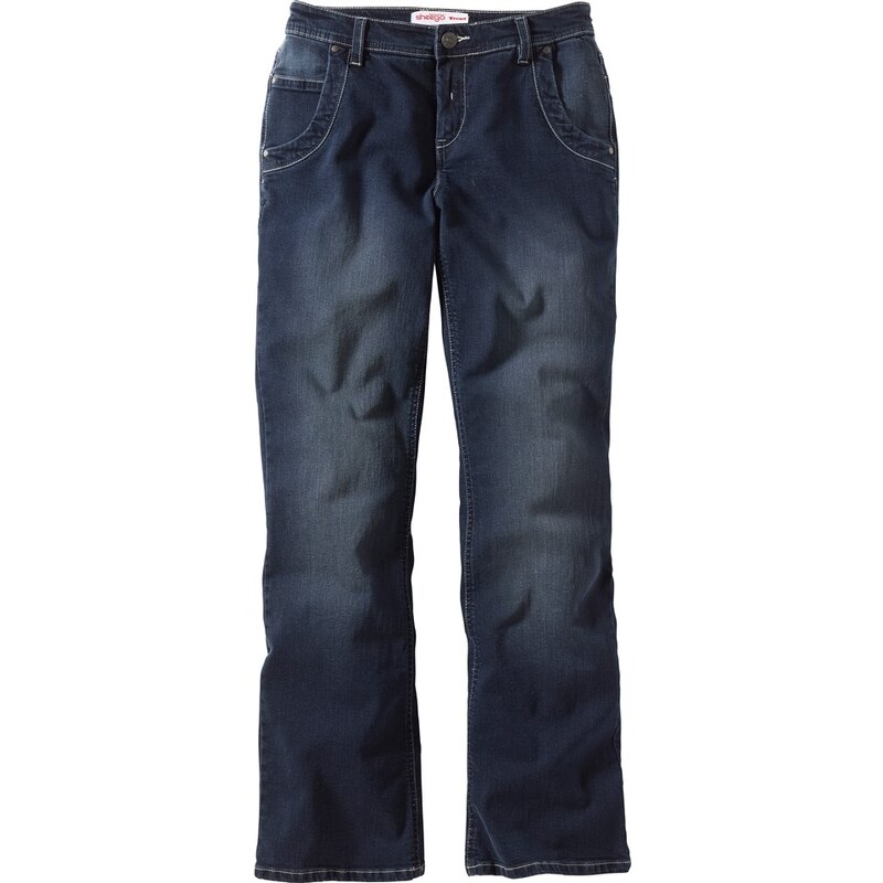 Sheego Denim Bootcut Jeans mit aufregenden Details