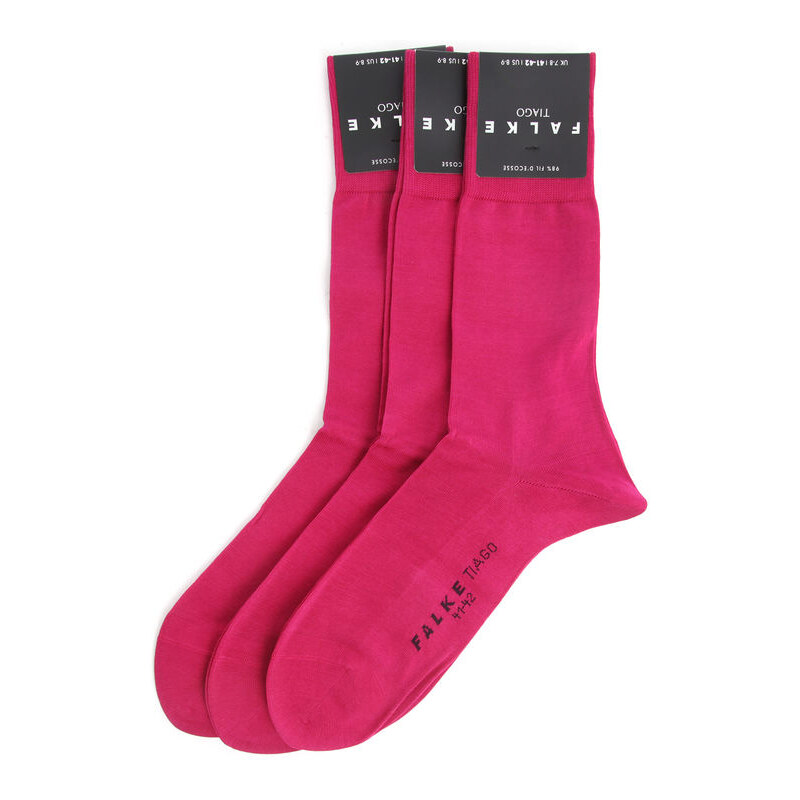 FALKE 3er-Pack rosafarbene Socken TIAGO