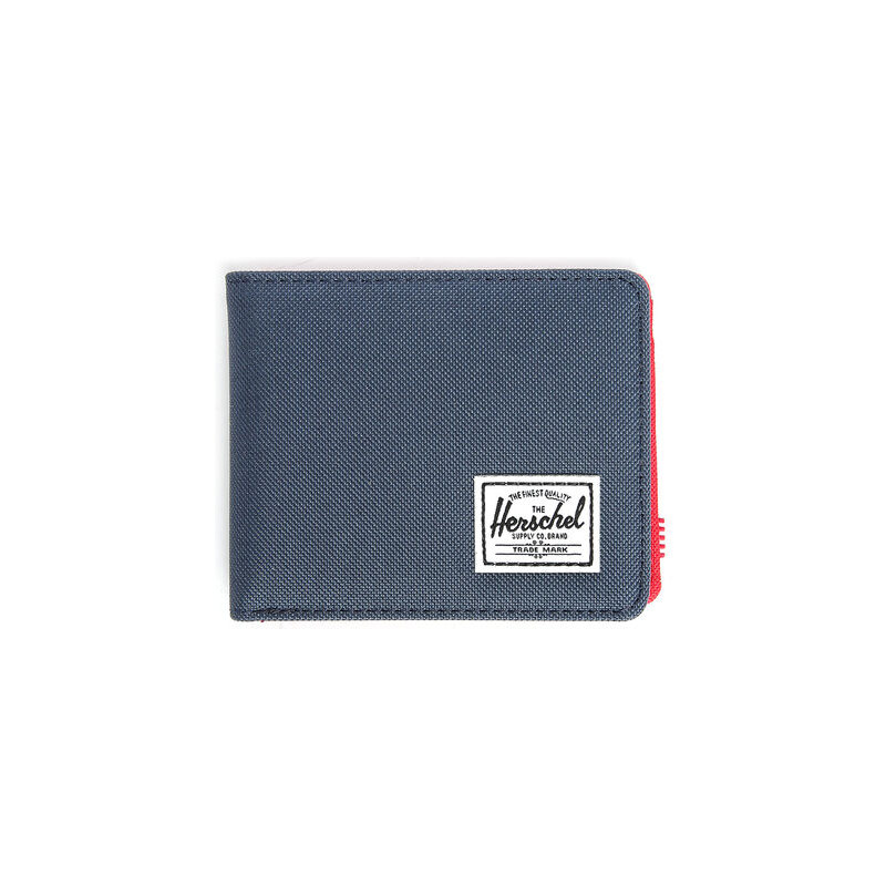 HERSCHEL Portemonnaie mit Kartenetui in Blau und Rot Roy