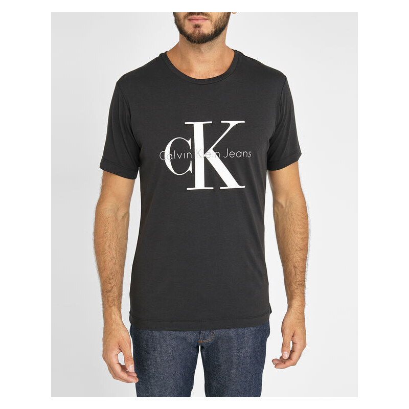 Calvin Klein Schwarzes T-Shirt 90's mit Logo