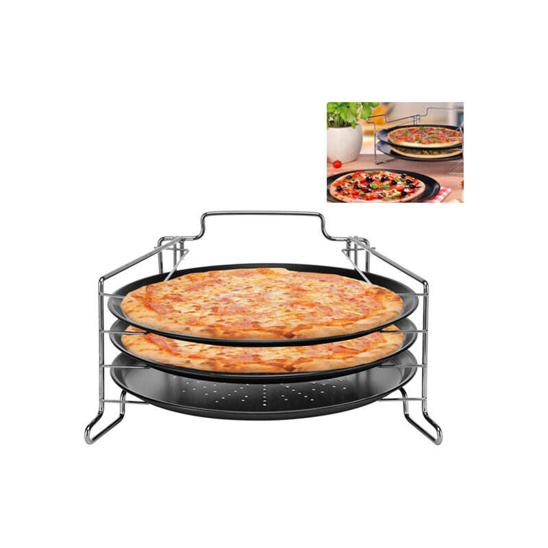 Lesara 4-teiliges Pizza-Back-Set
