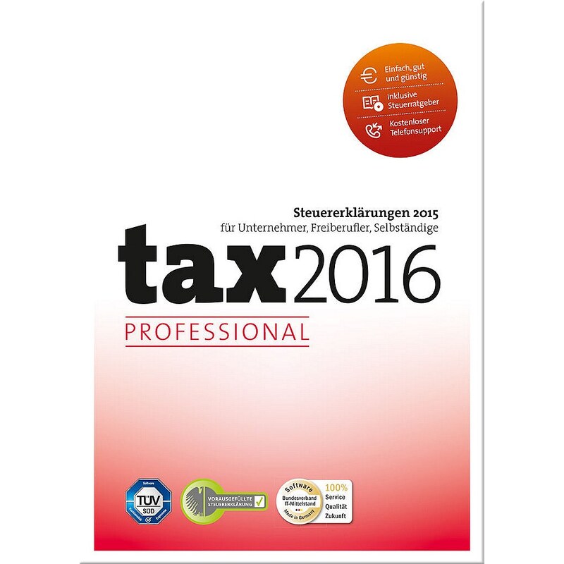 Buhl Data PC - Spiel »tax 2016 Professional«
