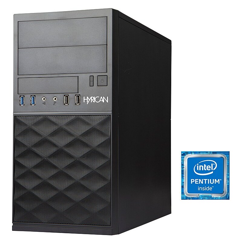 Hyrican Business PC Intel® Pentium® G4400, 4GB RAM, 500GB HDD »Gigabyte Edition CTS00296«