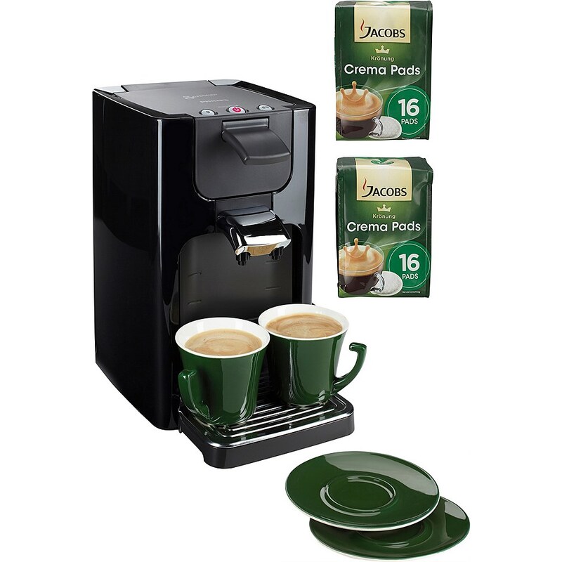 SENSEO® Kaffeepadmaschine HD7863/20 Quadrante, inkl. Gratis-Zugaben im Wert von 20 ?
