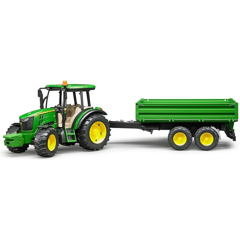 bruder® Traktor mit Anhänger, »John Deere 5115M mit Bordwandanhänger«