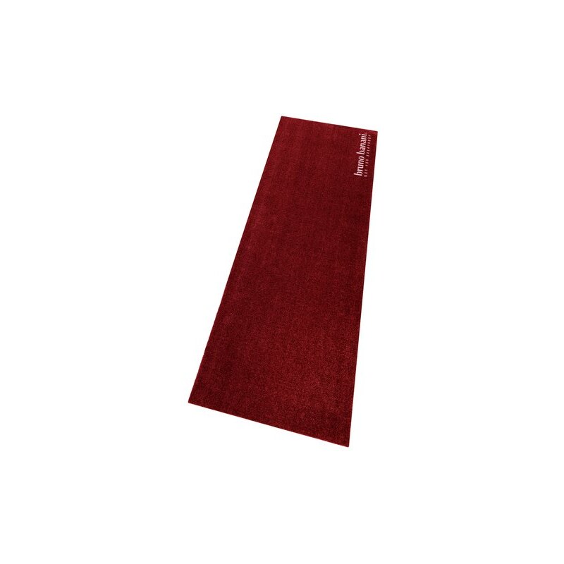 Bruno Banani Läufer Bruno waschbar mit rutschhemmender Beschichtung rot 12 (B/L: 67x180 cm),13 (B/L: 90x200 cm)