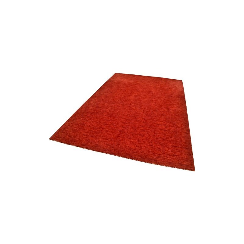 Teppich Haltu Uni handgewebt THEKO rot 3 (B/L: 140x200 cm),31 (B/L: 90x160 cm),4 (B/L: 170x240 cm),6 (B/L: 195x300 cm)