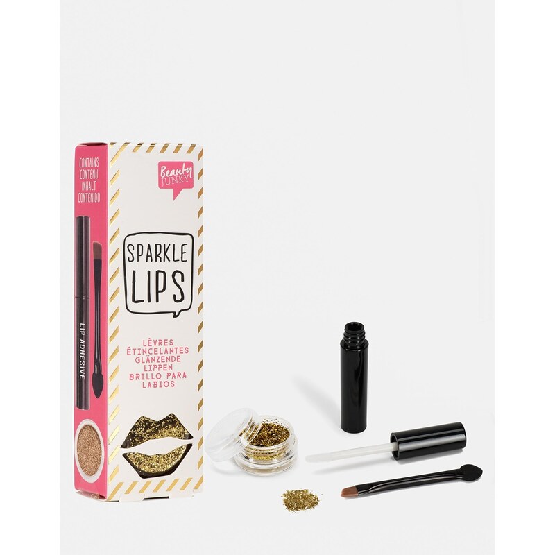 Beauty Extras Sparkle Lips - Gold - Gold