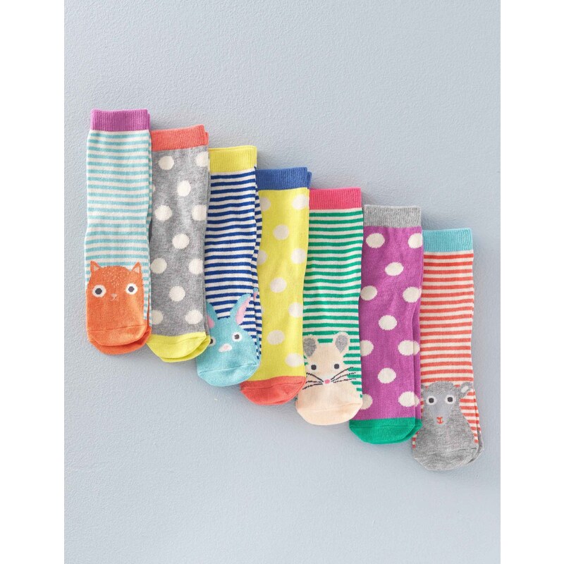 Socken im 7er-Pack PET Mädchen Boden
