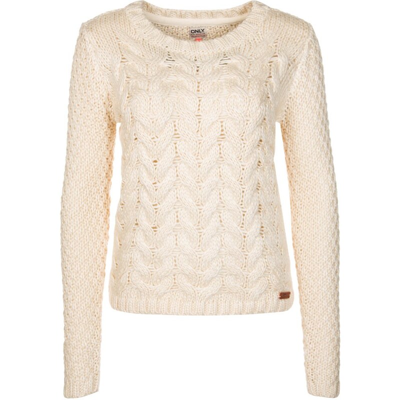 ONLY PAMA Strickpullover white swan