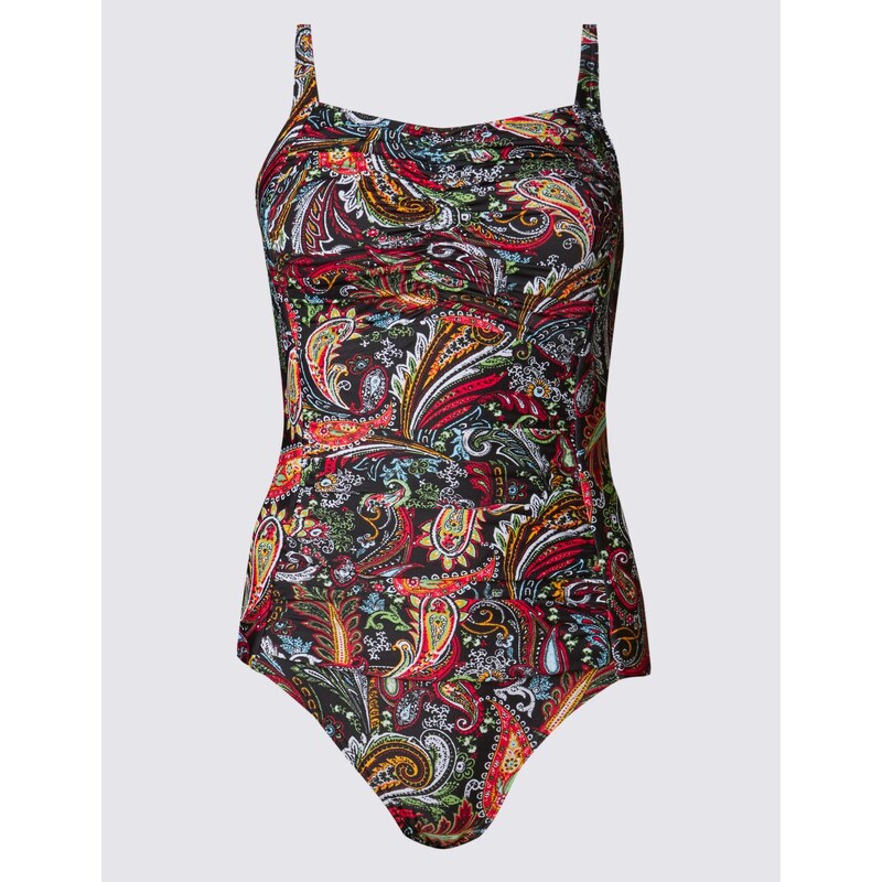 Marks and Spencer Post-OP-Badeanzug mit Paisley-Muster und Secret Slimming™