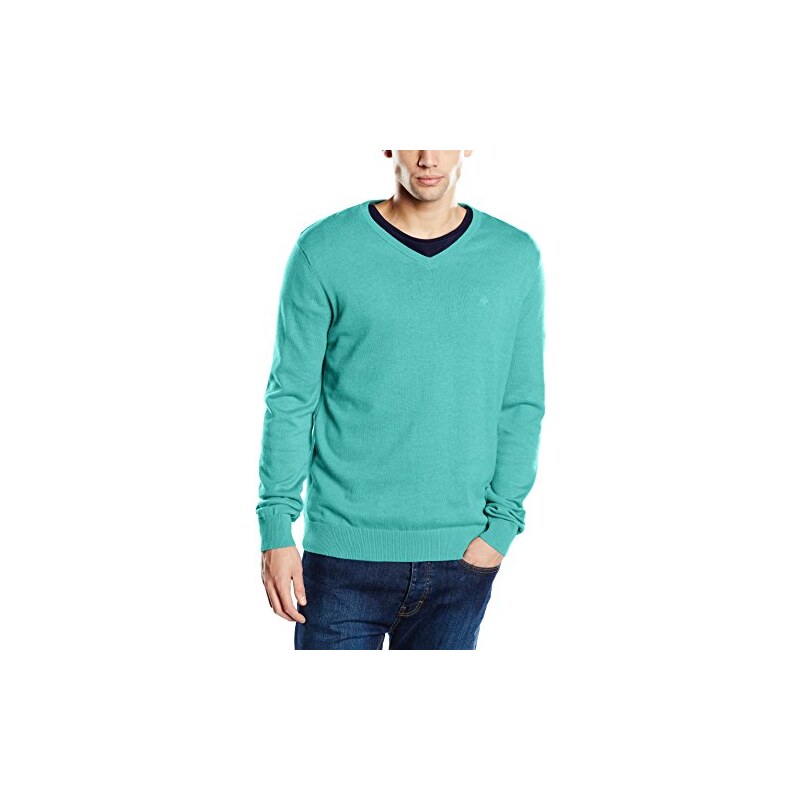 TOM TAILOR Herren Pullover Basic V-neck Sweatshirt / 512
