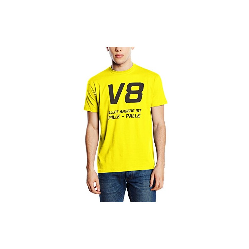 Coole-Fun-T-Shirts Herren T-Shirt V8 Alles Andere Ist Pille - Palle