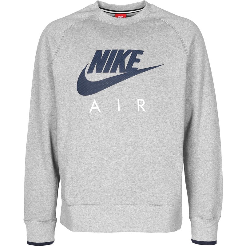 Nike Air Aw77 Heritage Fleece Sweater grey/obsidian
