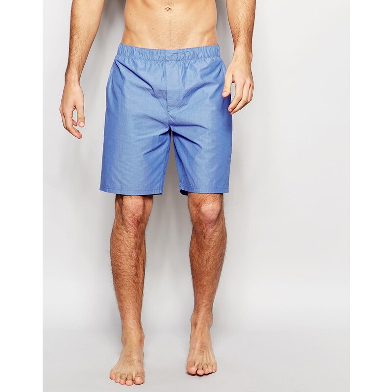 ASOS - Loungewear - Gewebte Shorts in Blau - Blau