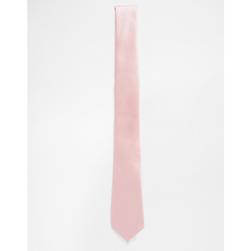 ASOS - Schmale Krawatte in Rosa - Rosa