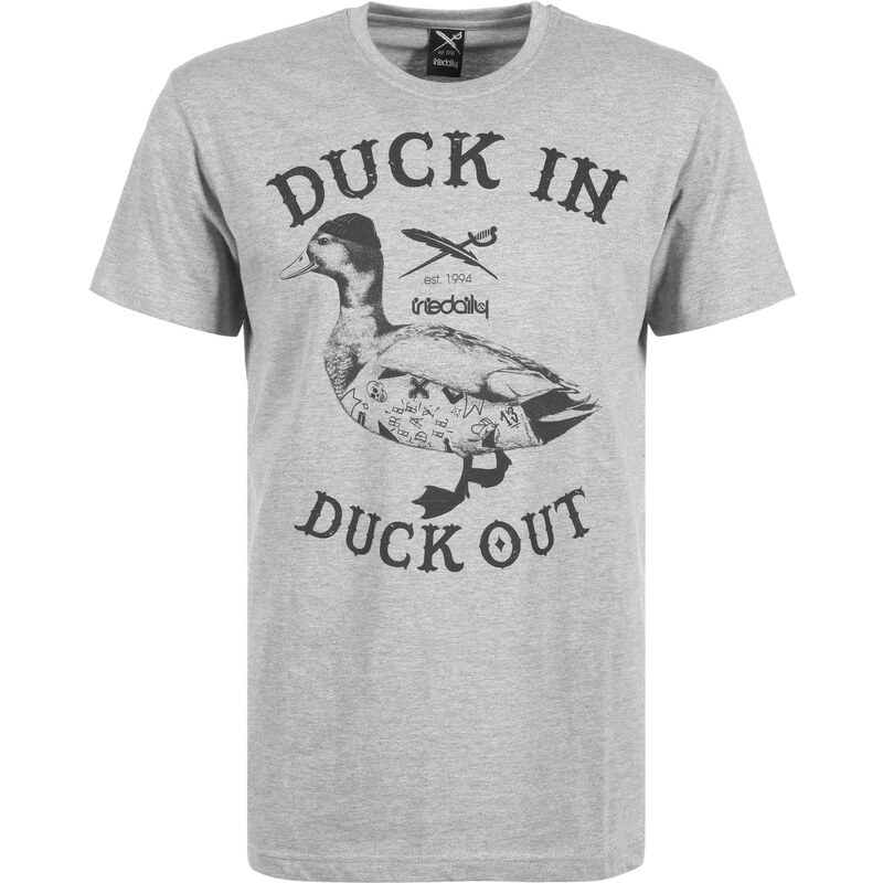 Iriedaily Duck in Out T-Shirt grey melange