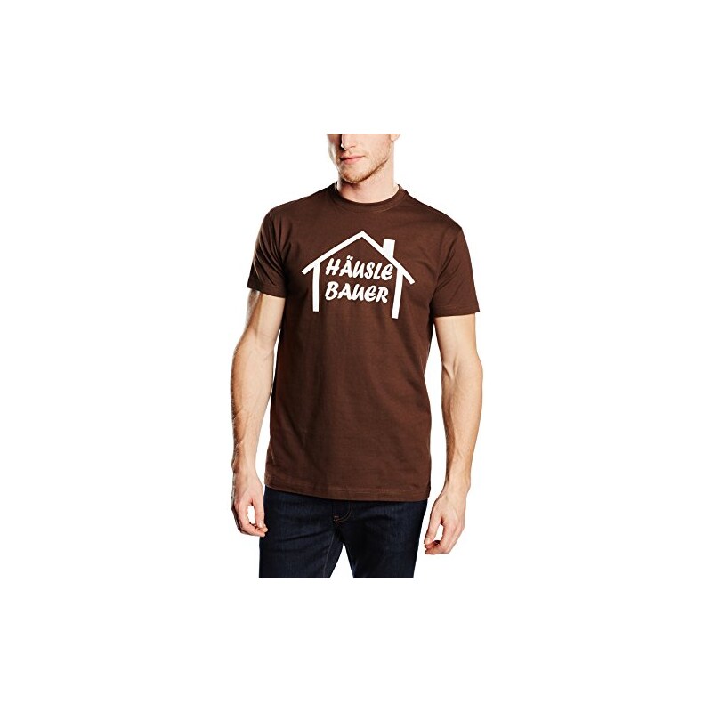 Coole-Fun-T-Shirts Herren T-Shirt Häuslebauer - Bauherr