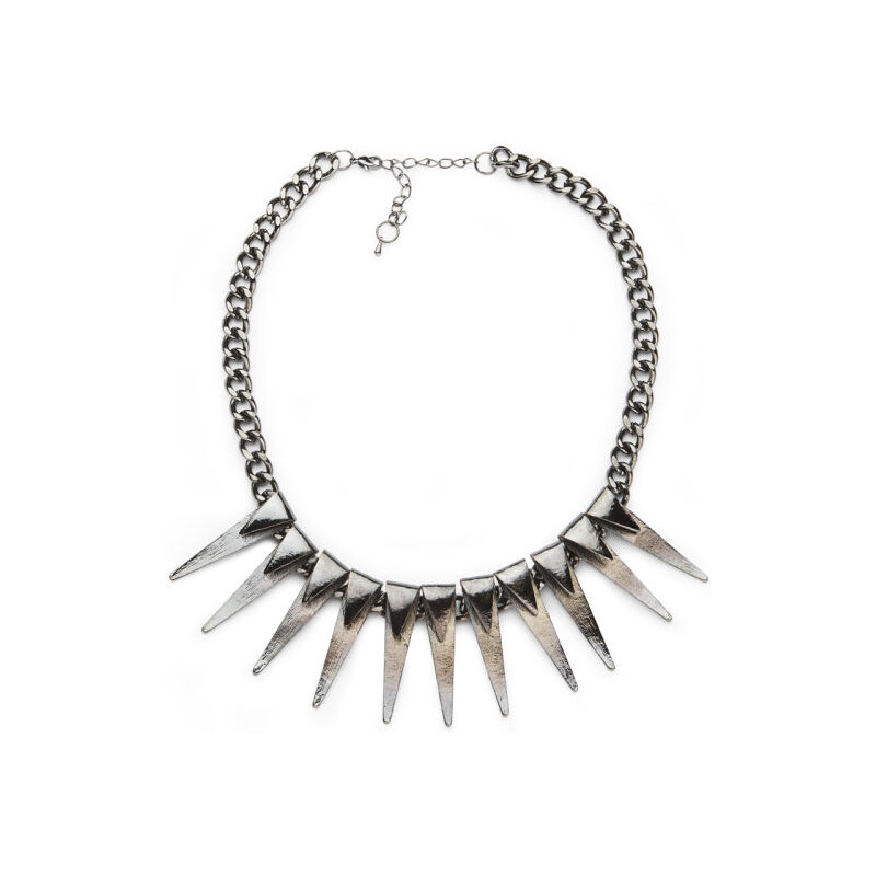 Impulse Women's Spike Necklace - Gunmetal