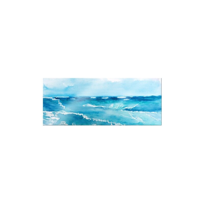 HOME AFFAIRE Acrylglasbild Toetzke - Meeresrausch 80/30 cm blau