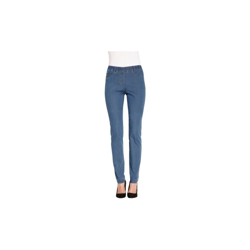 ASCARI Damen Ascari Ascari Jeans mit imitierten Reißverschluss blau 38,42,44,46,48