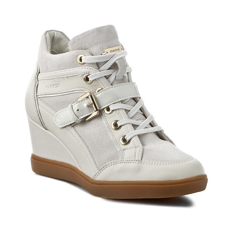 Sneakers GEOX - D Eleni C D6267C 02285 C1002 Szary Biały
