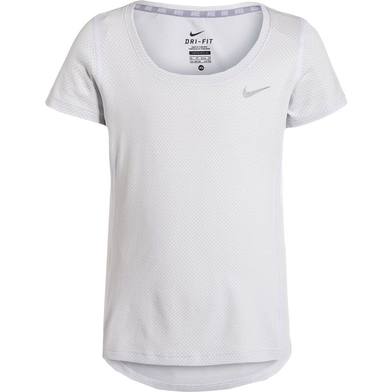 Nike Performance TShirt basic white/reflective silver