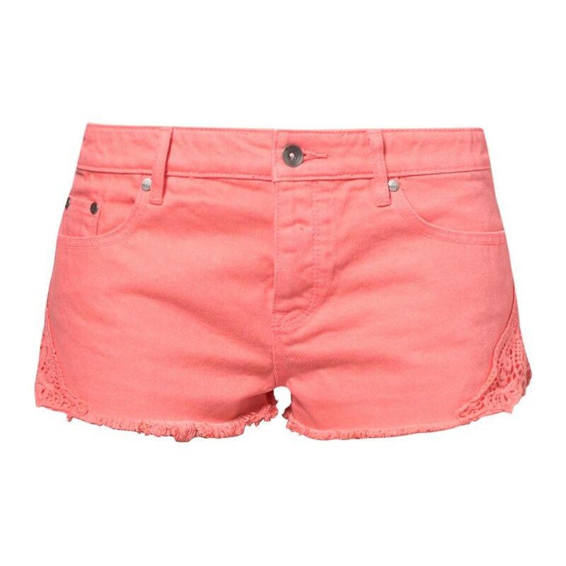 Roxy BREAKING CROCHET Jeans Shorts glow pink