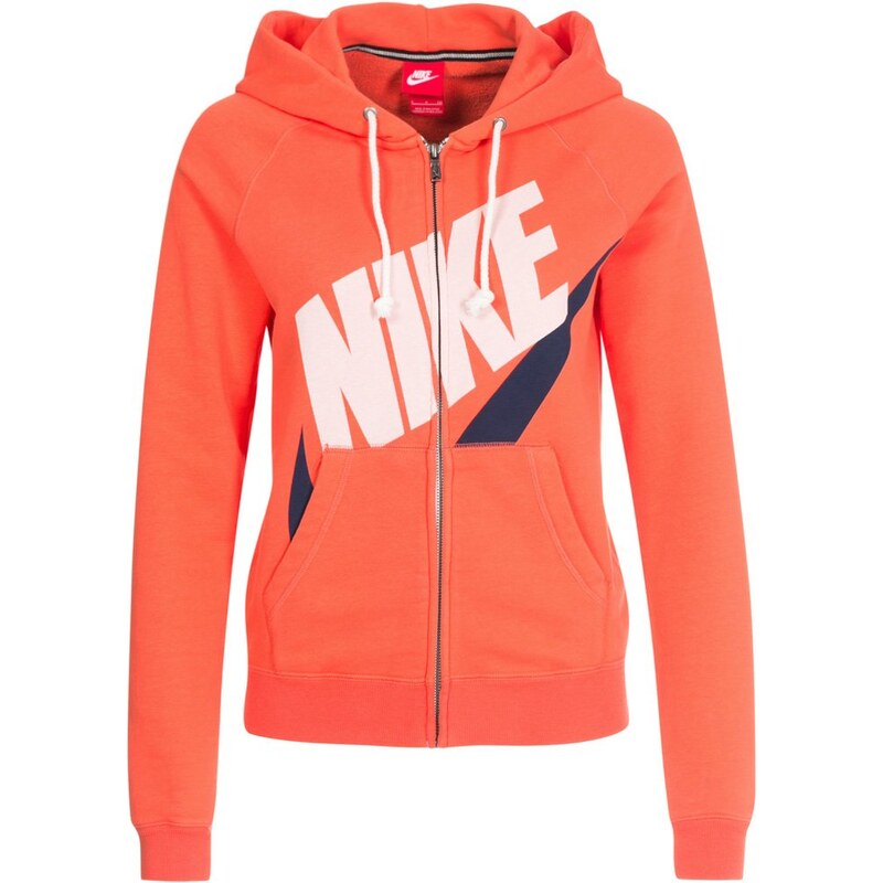 Nike Sportswear RALLY Sweatjacke turf orange/midnight navy