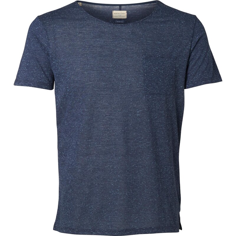 Selected SHNAdam O-Neck T-Shirt medieval blue