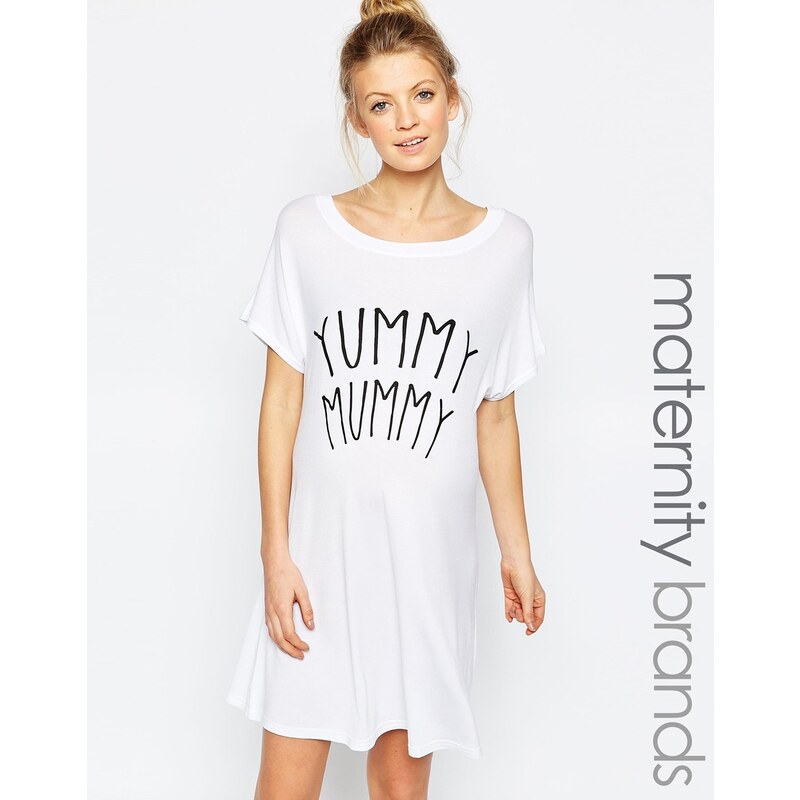 Adolescent Clothing - Yummy Mummy - Nachthemd - Weiß