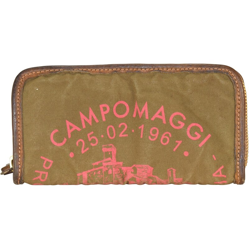 Campomaggi Geldbörse Biancospino Donna mit Logodruck