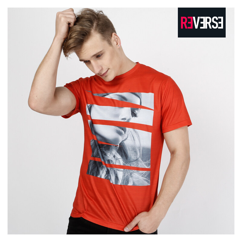 Re-Verse Print-T-Shirt Face - 4XL