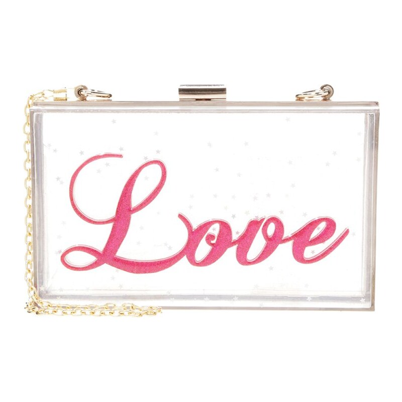sweet deluxe Clutch gold/pink
