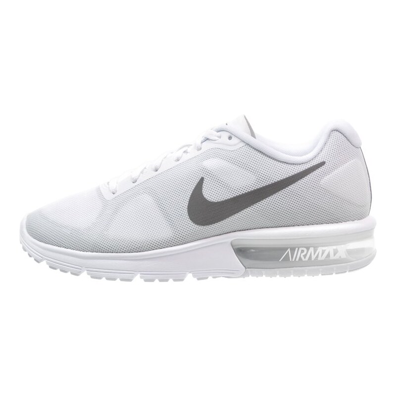 Nike Performance AIR MAX SEQUENT Sneaker low white/metallic dark grey/cool grey/pure platinum