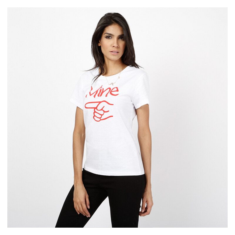 Lesara Pärchen-T-Shirt Mine für Damen - L