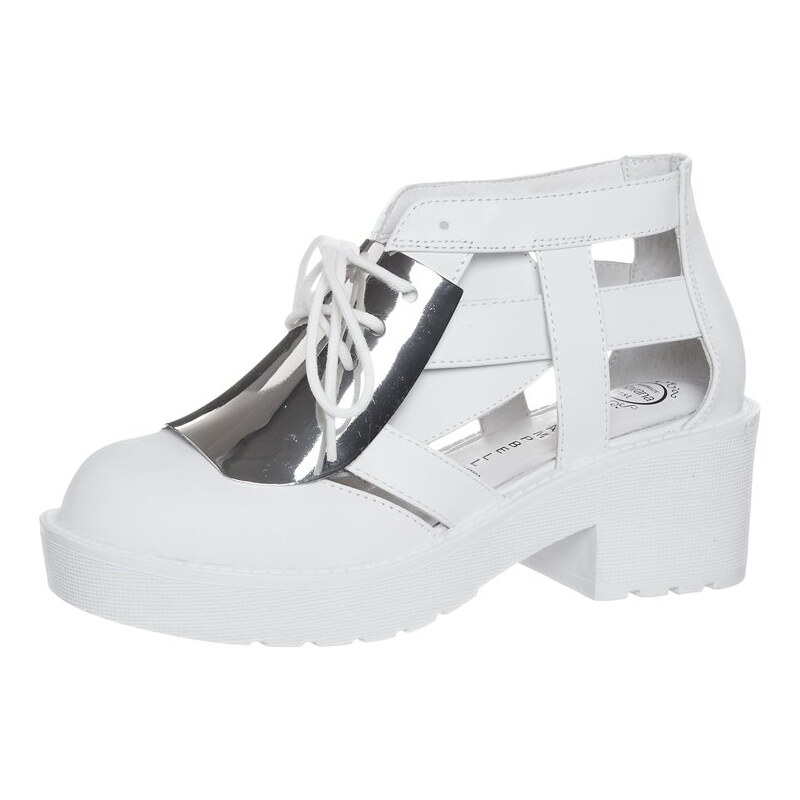 Jeffrey Campbell Ankle Boot whitesilver