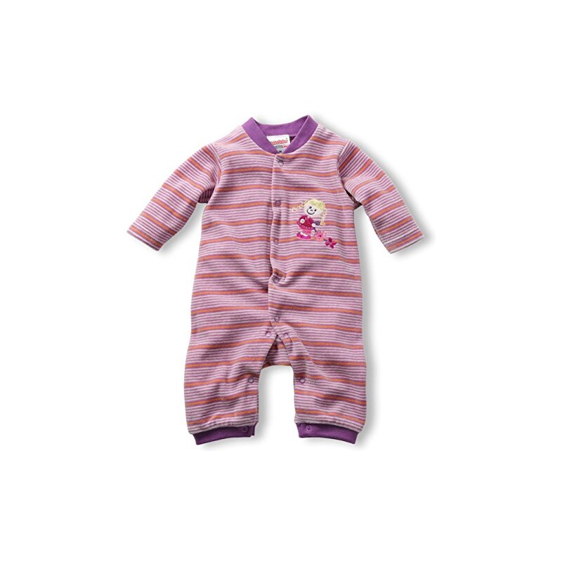 Schnizler Baby - Mädchen Schlafstrampler Schlafanzug Nicki Blumenmädchen