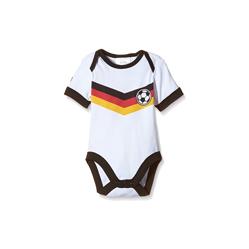 Twins Unisex Baby - Kurzarm-Body "Fußball-Trikot"