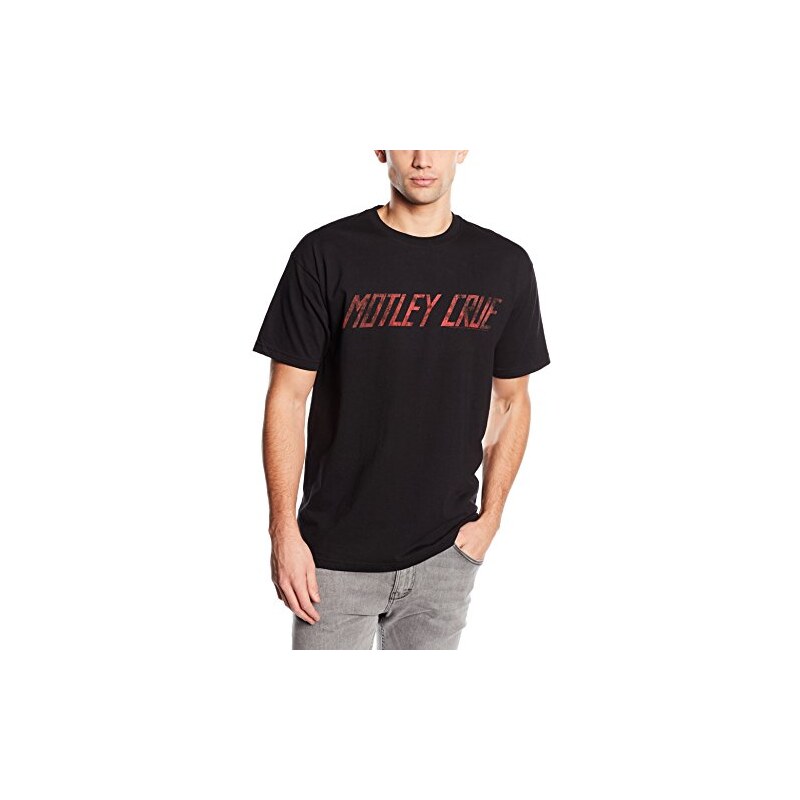 Motley Crue Herren T-Shirt Distressed Logo