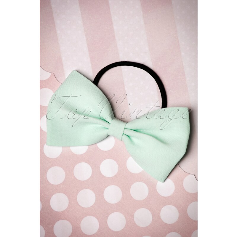 Dancing Days by Banned 50s Lovestruck Bow Hair Band in Mint