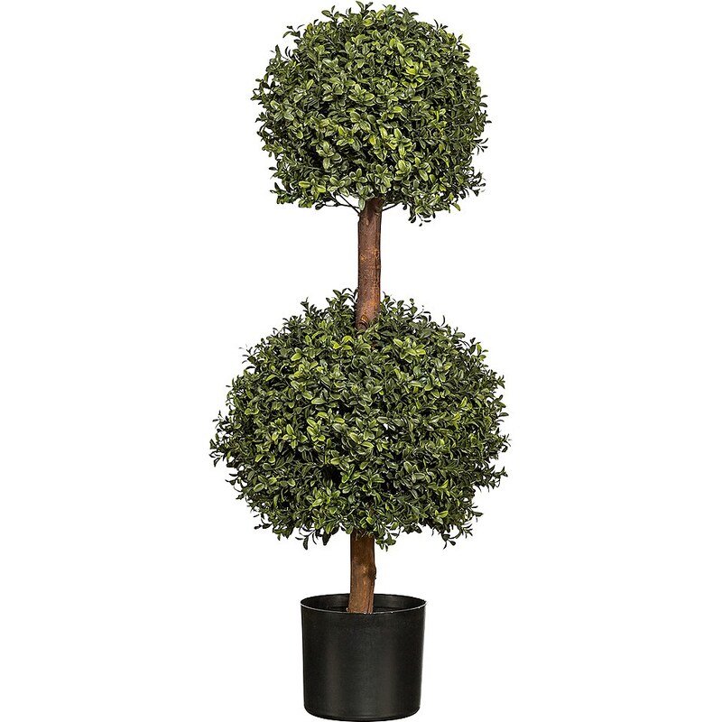 Kunstpflanze »Buchskugelbaum« inkl. Pflanzgefäß (H: 90 cm)