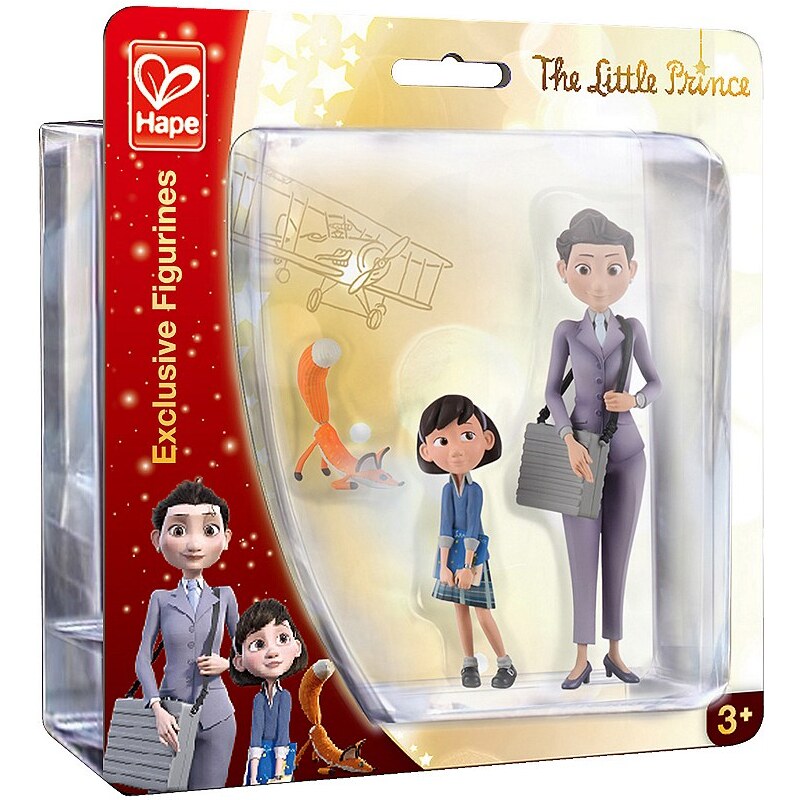Hape Set Spielfiguren 3-tlg, »Der kleine Prinz - Kleines Mädchen, Mutter und Fuchs«