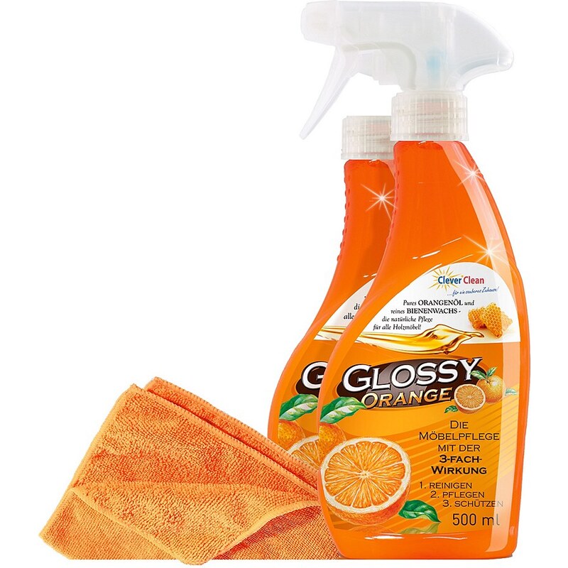 TV Werbung HSP, Clever Clean Glossy Orange 3-fach Möbelpflege