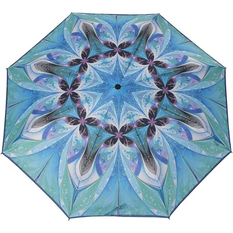 Doppler Regenschirm, Taschenschirm blau »Magic Carbonsteel Molcecule«